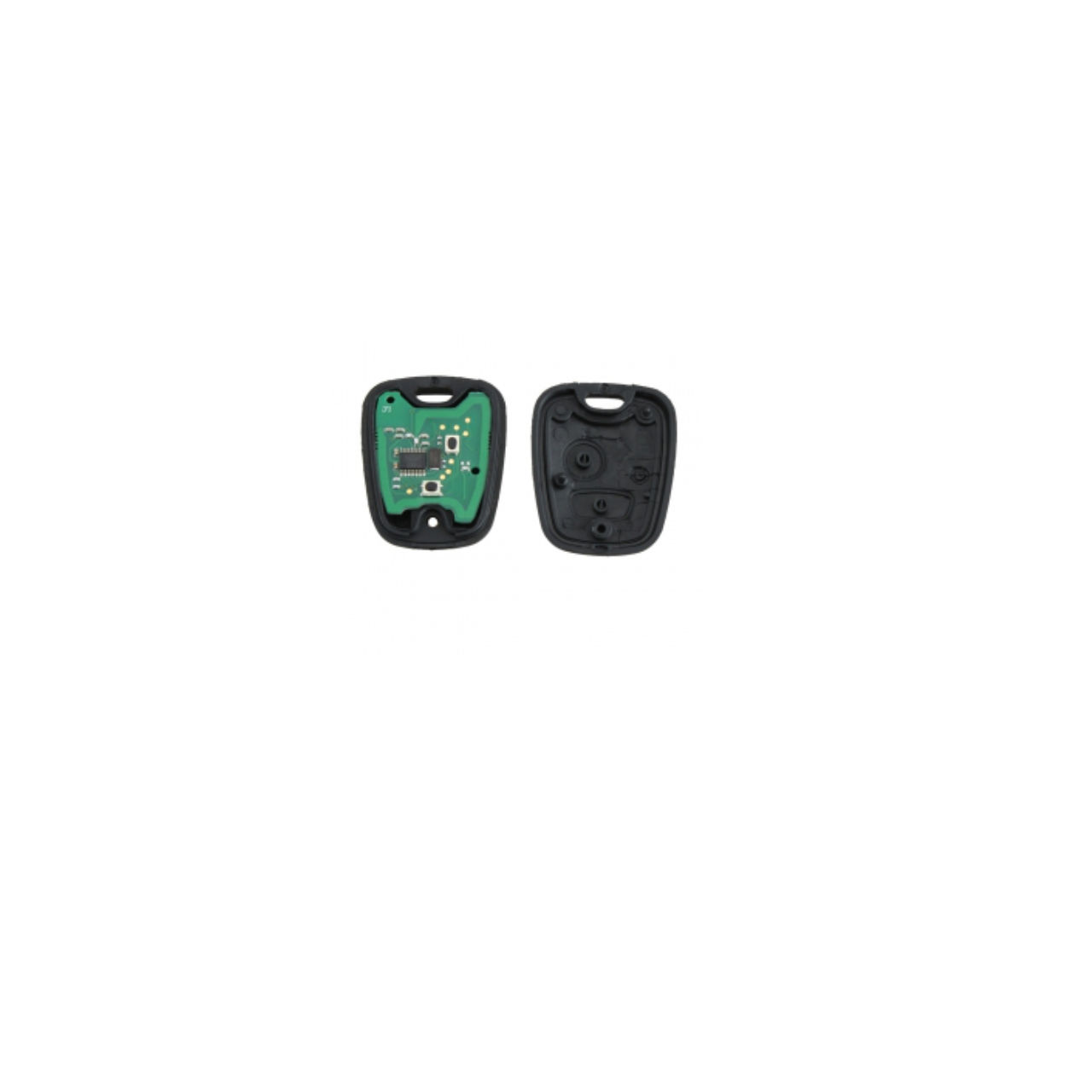 Original Remote Car Key Fob 2 Button 433MHz Electronic ID46 for Citroen C2