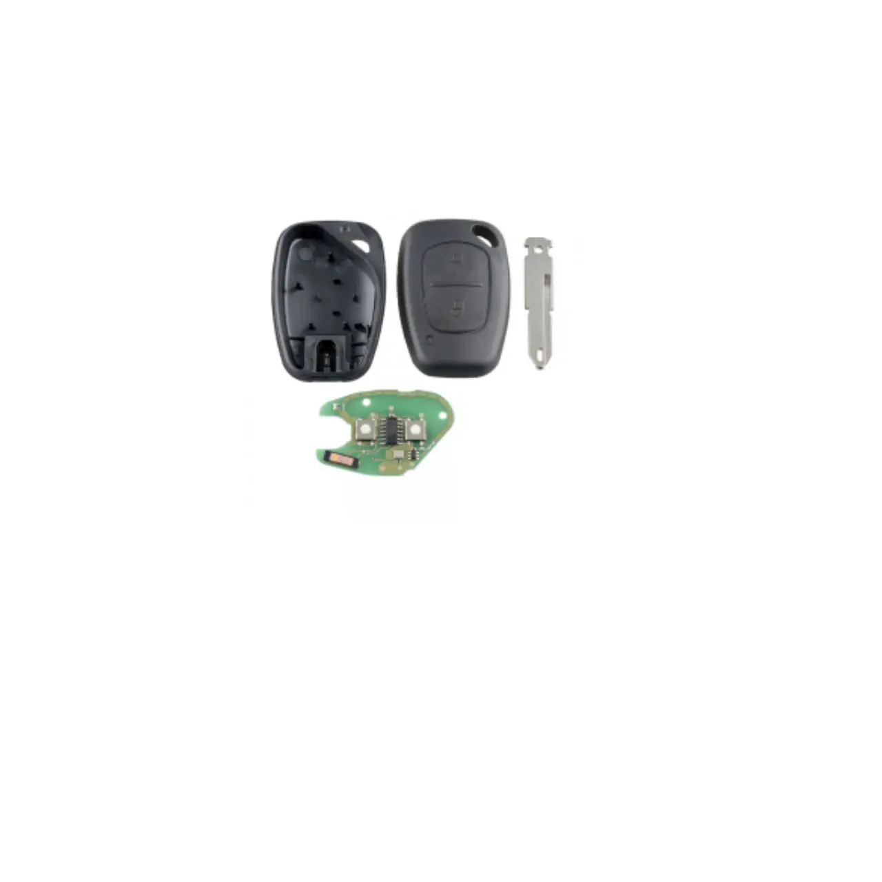 433MHz For Renault Master Traffic Vauxhall Vivaro Movano 2 Button Remote Key Fob