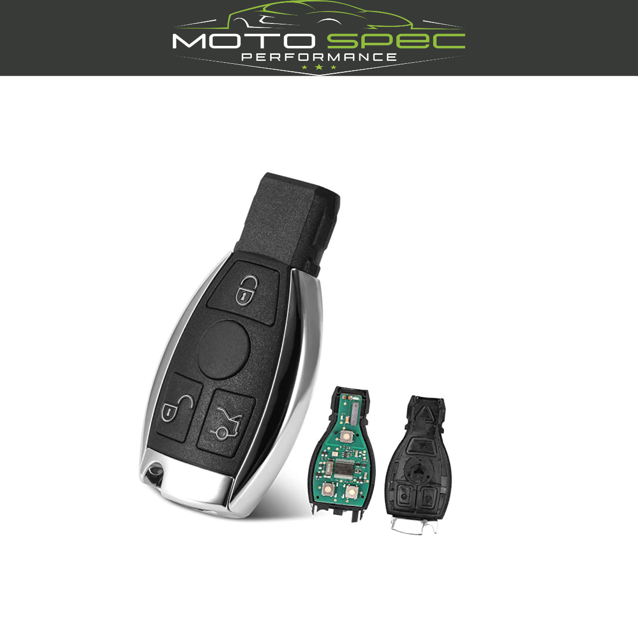 3 Buttons Car Smart Remote Key For Mercedes Benz year 2000+ NEC&BGA style Auto Remote Key Control 433MHz