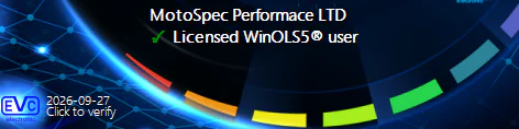 MotoSpec Performance LTD — Licensed WinOLS user