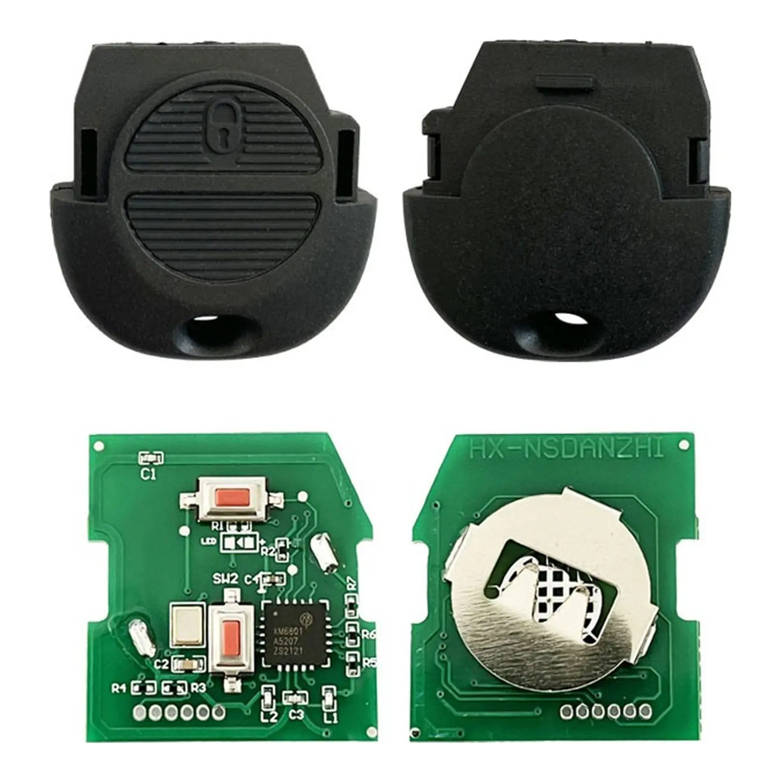 Premium Remote Key for Nissan Patrol Navara X-Trail – 2 Button (28268-8H700) – NSN14 blade