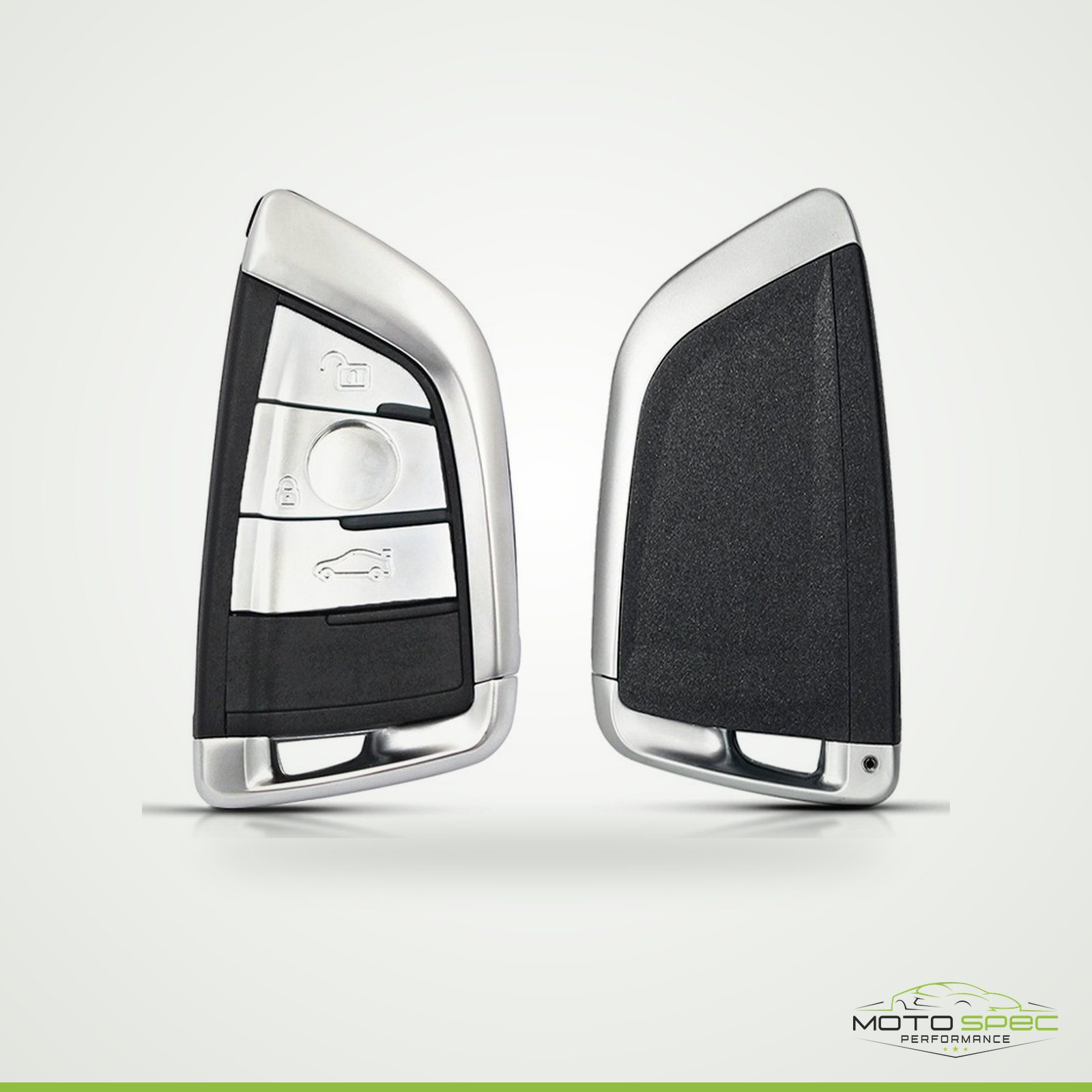 Smart Key for BMW G-Series F15 F16 2015+ – 3 Button – Silver