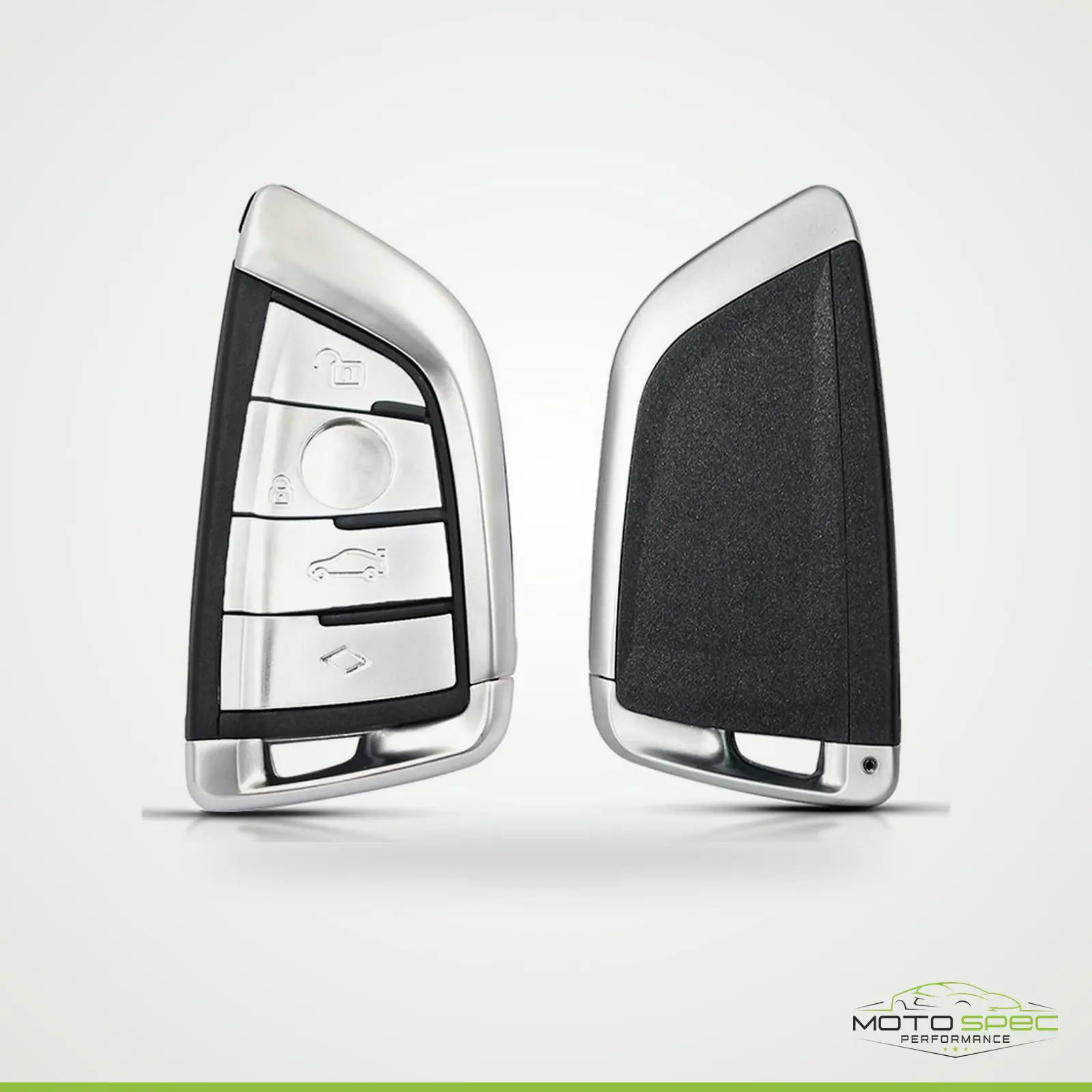 Smart Key for BMW G-Series F15 F16 2015+ – 4 Button – Silver