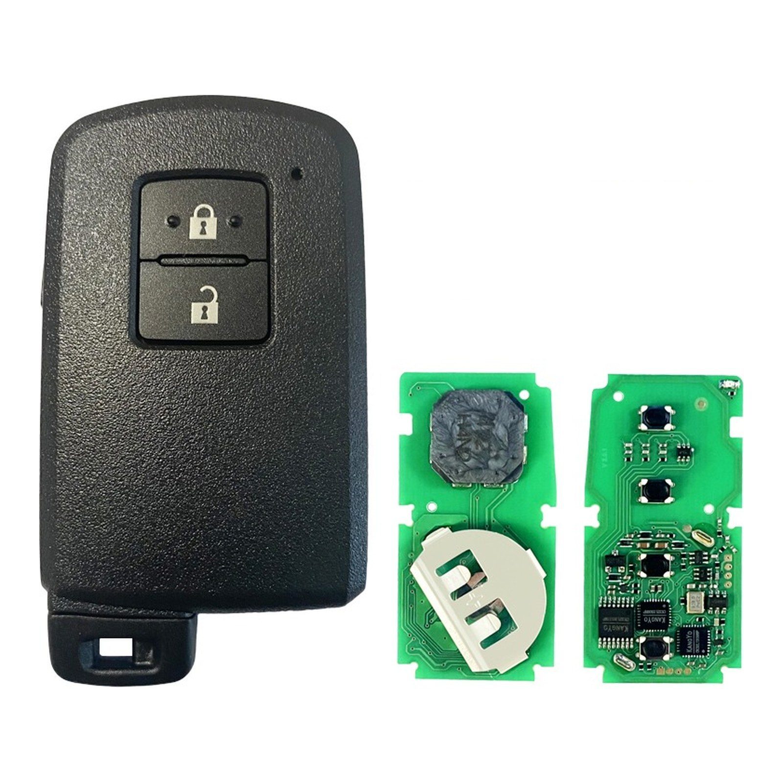 Premium Smart Key for Toyota Yaris Auris 2013-2019 – 2 Button (89904-0D130)