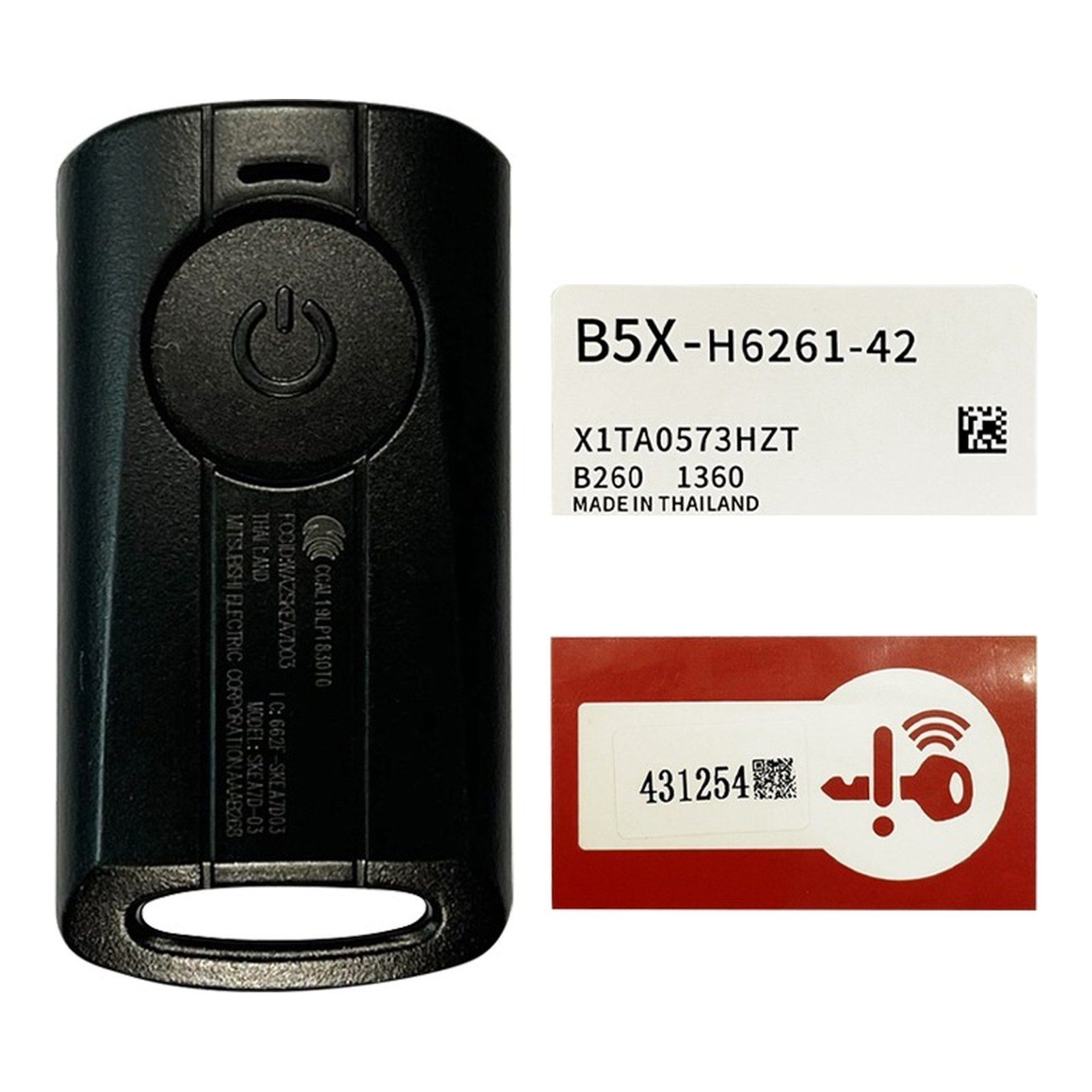 Premium Smart Key for Yamaha Aerox XMAX NMAX 2023+ (B5X-H6261-42)